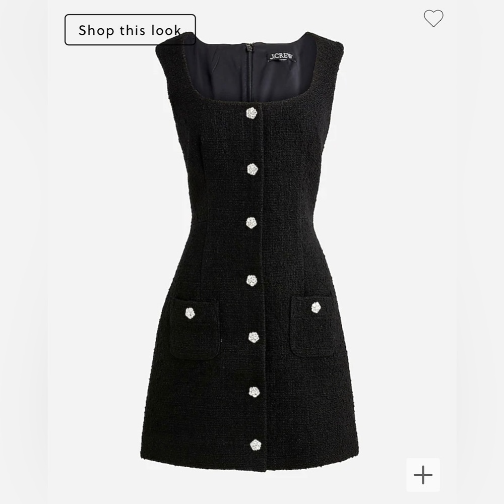 Sophia sleeveless dress with jewel buttons